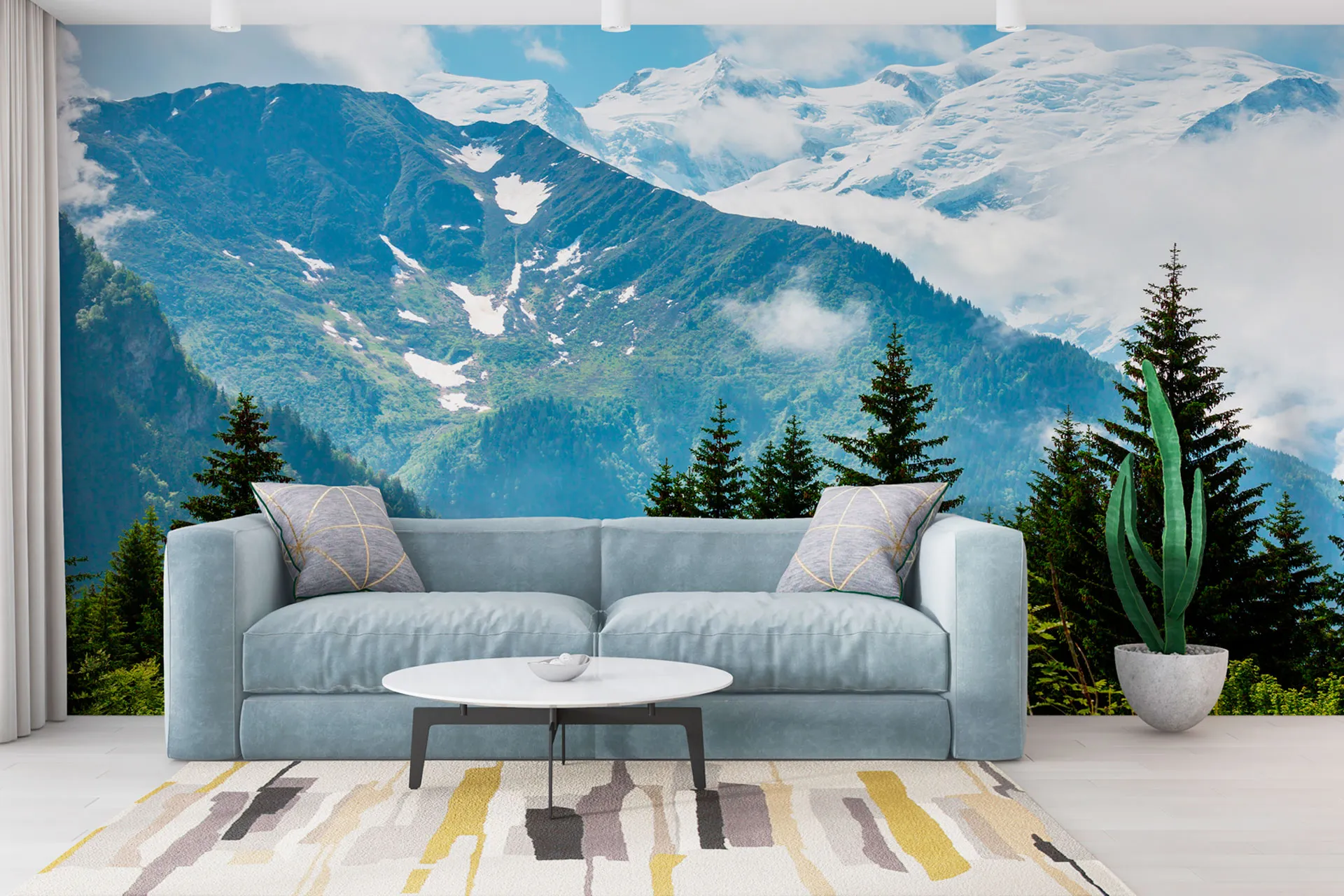 Фотошпалери свіжих гір