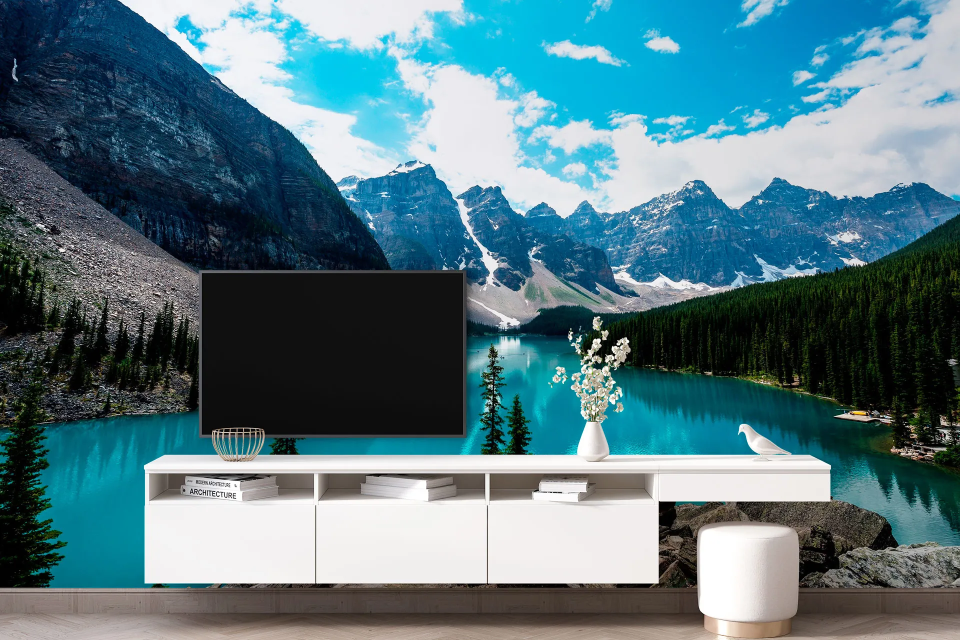 Фотошпалери вид на гори