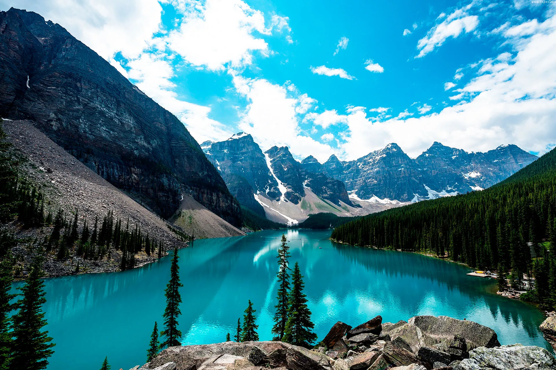 Фотошпалери вид на гори