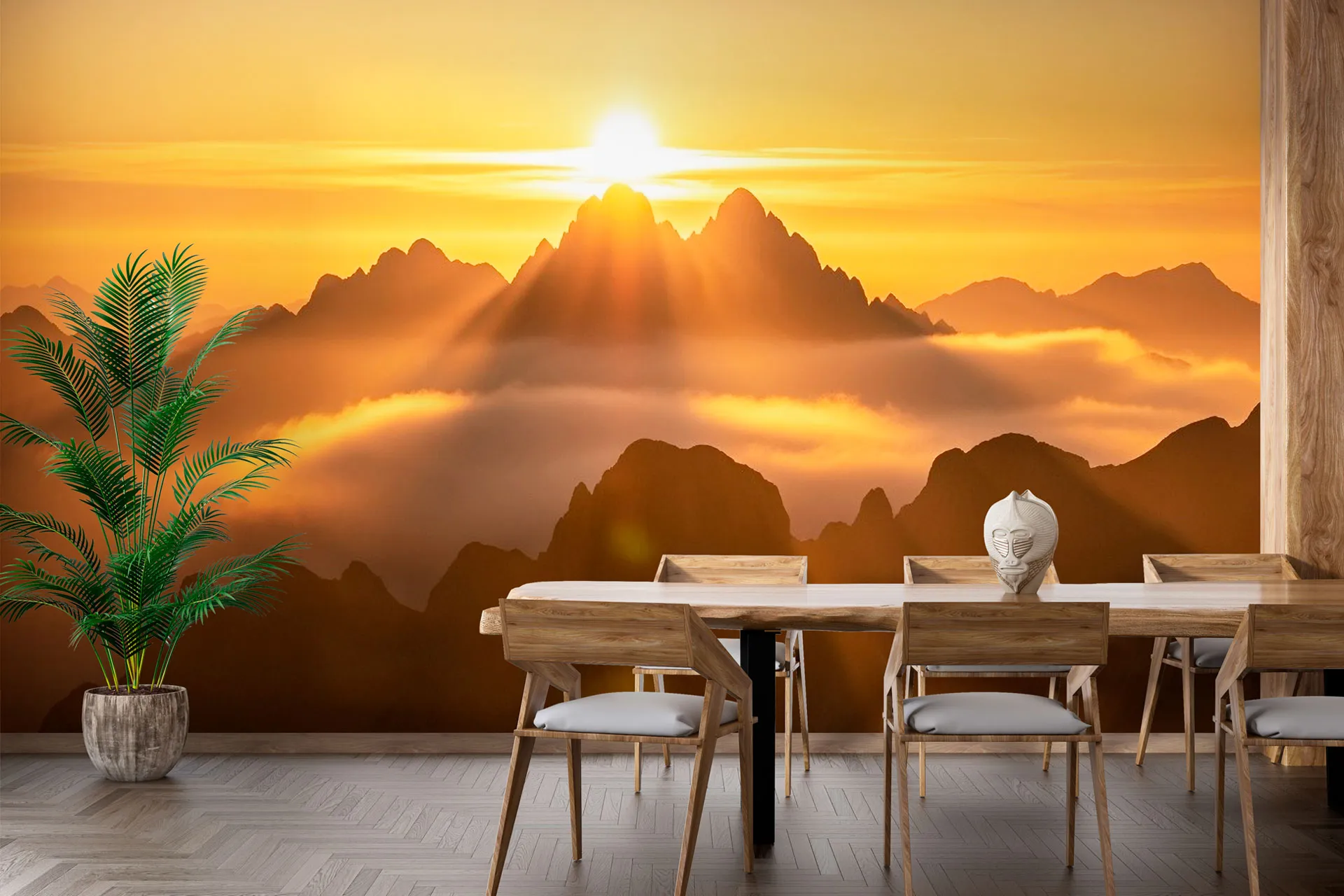 Фотошпалери золоті гори