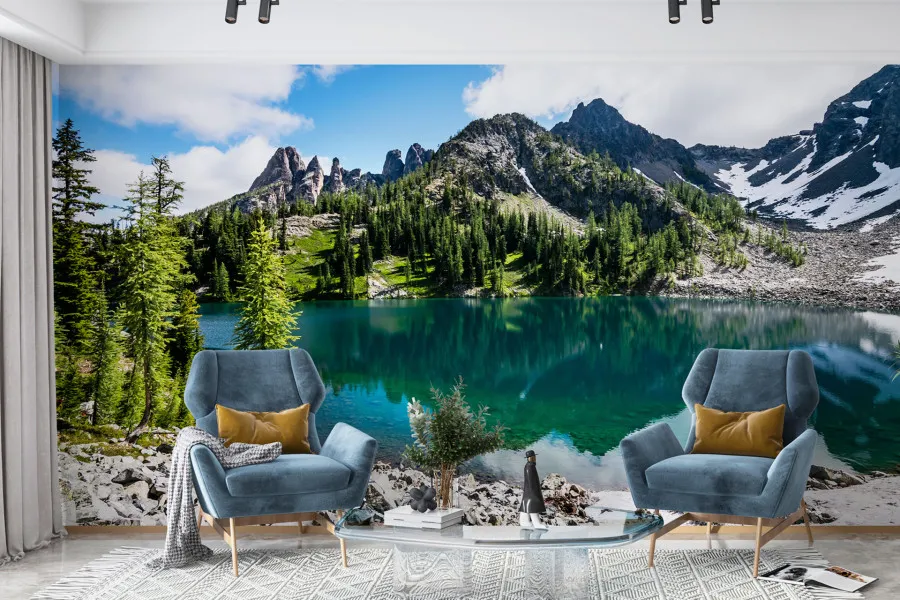 Фотошпалери смарагдове озеро