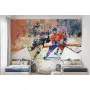 Фотошпалери фактурна картина акрилом, хокей.