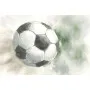 Фотошпалери футбольний м'яч акварель.
