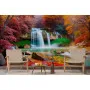 Фотошпалери фарби осені біля водоспаду