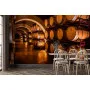 Фотошпалери підвал з винними бочками