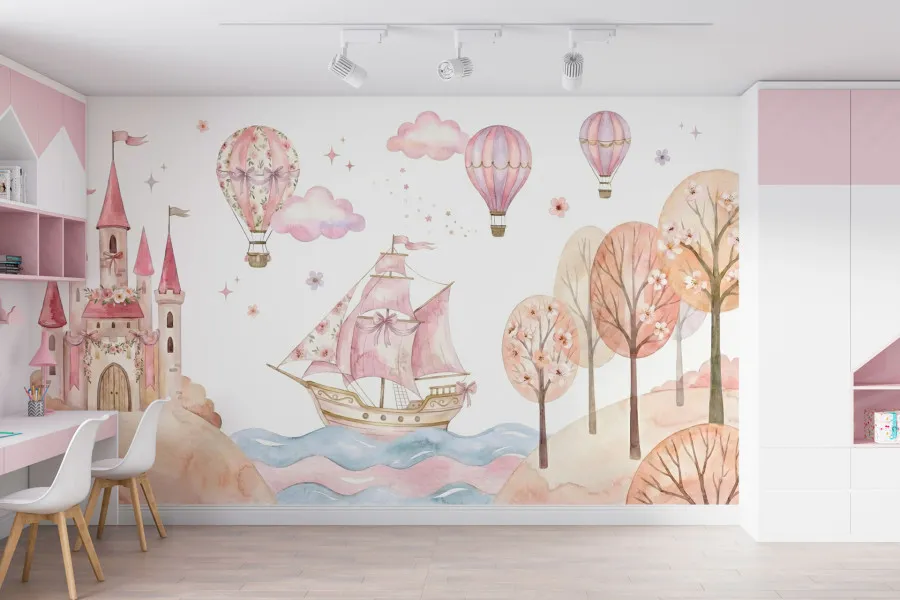 Фотошпалери червоні вітрила